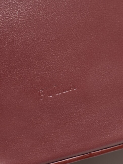 CAMPIONARIO - SFERA Leather shoulder bucket bag Red currant - Women&rsquo;s Bags