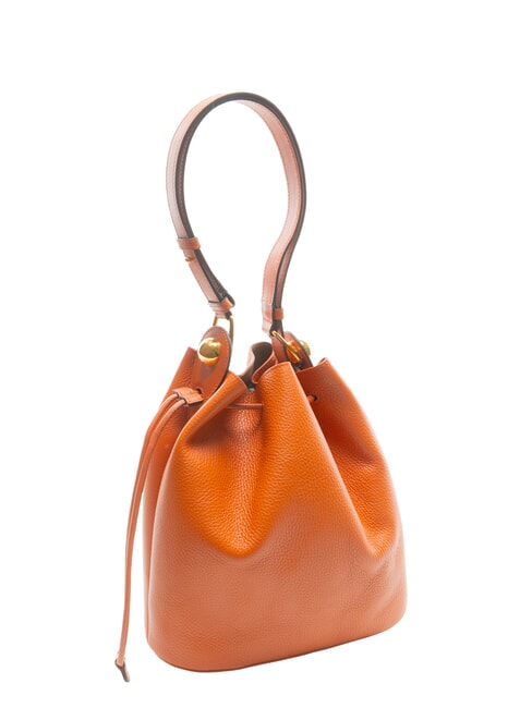 CAMPIONARIO - SFERA Leather bucket bag cooked - Women&rsquo;s Bags
