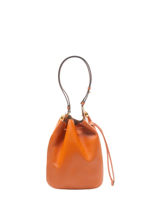 CAMPIONARIO - SFERA Leather bucket bag cooked - Women&rsquo;s Bags