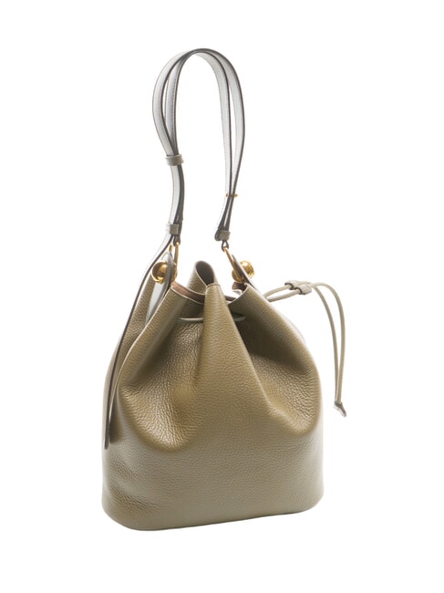 CAMPIONARIO - SFERA Leather bucket bag sage - Women&rsquo;s Bags