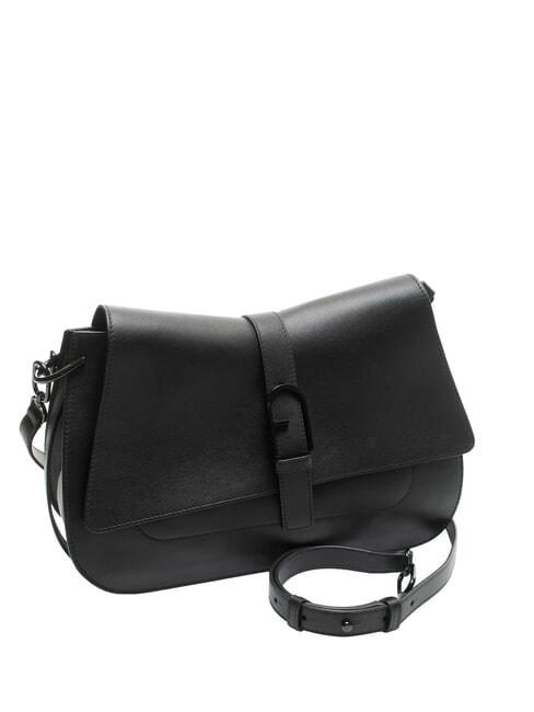 CAMPIONARIO - FLOW Leather shoulder bag Black - Women&rsquo;s Bags