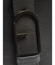 FURLA CAMPIONARIO - FLOW Leather shoulder bag Black - Women&rsquo;s Bags - 4