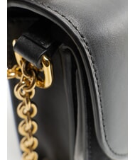 FURLA CAMPIONARIO - SFERA Mini leather bag. Shoulder bag Black - Women&rsquo;s Bags - 3