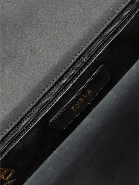 CAMPIONARIO - SFERA Mini leather bag. Shoulder bag Black - Women&rsquo;s Bags