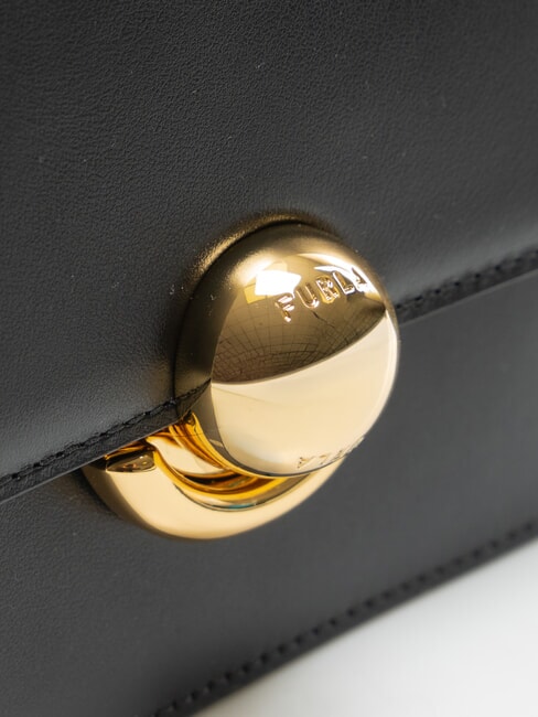 SFERA  Mini shoulder bag, in leather Black - Women&rsquo;s Bags