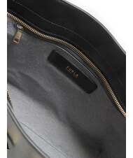 FURLA GOCCIA  Leather shopper Black - Women&rsquo;s Bags - 6