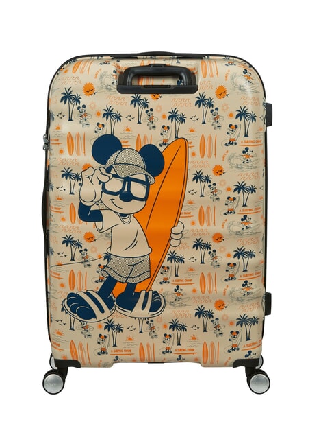 WAVEBREAKER DISNEY  Large Trolley Mickey Super Surfer - Rigid Trolley Cases