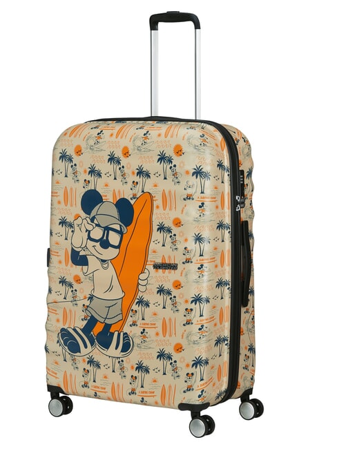 WAVEBREAKER DISNEY  Large Trolley Mickey Super Surfer - Rigid Trolley Cases