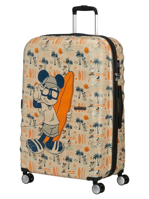 WAVEBREAKER DISNEY  Large Trolley Mickey Super Surfer - Rigid Trolley Cases