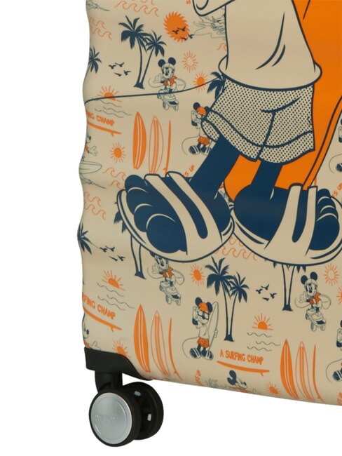 WAVEBREAKER DISNEY  Large Trolley Mickey Super Surfer - Rigid Trolley Cases