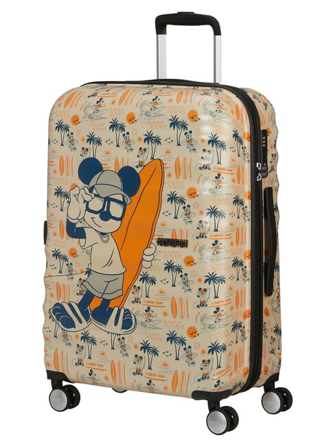 WAVEBREAKER DISNEY  Medium Trolley Mickey Super Surfer - Rigid Trolley Cases