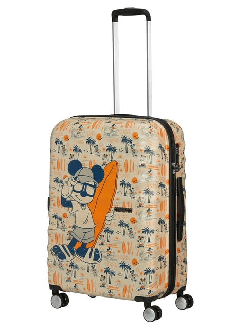 WAVEBREAKER DISNEY  Medium Trolley Mickey Super Surfer - Rigid Trolley Cases