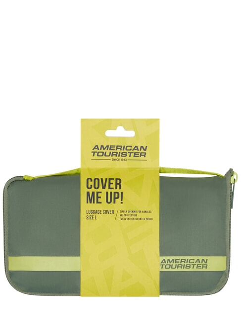 AMERICAN TOURIST. TA Suitcase cover, size L olives/limes - Travel Accessories