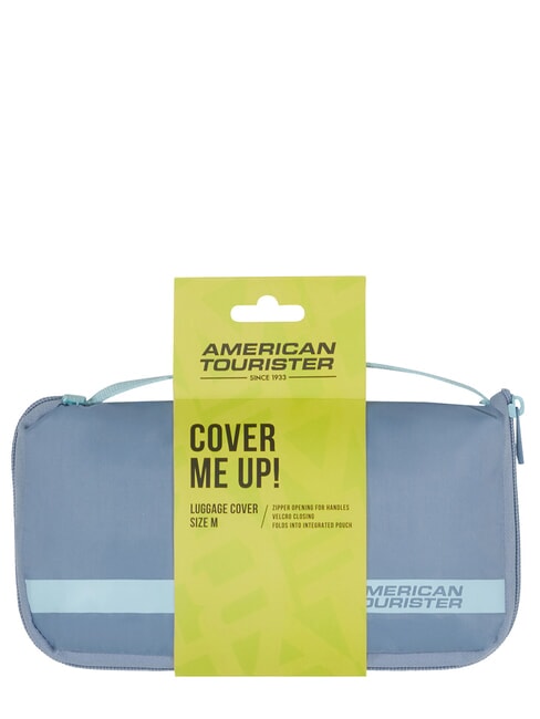 AMERICAN TOURIST. TA Suitcase cover, size M stone blue/blue - Travel Accessories