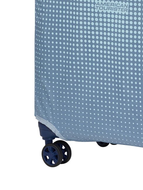 AMERICAN TOURIST. TA Suitcase cover, size M stone blue/blue - Travel Accessories