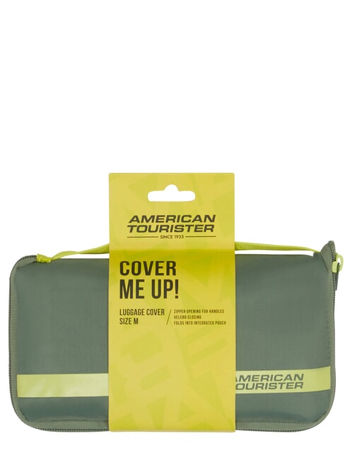 AMERICAN TOURIST. TA Suitcase cover, size M olives/limes - Travel Accessories