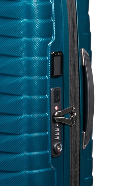 PROXIS Expandable carry-on trolley petrolblue - Hand luggage