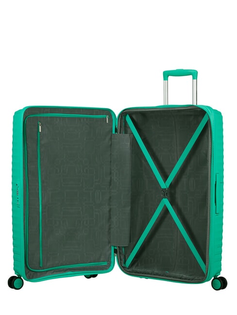 DIABLAST Medium trolley, expandable, TSA lock cyber aqua - Rigid Trolley Cases