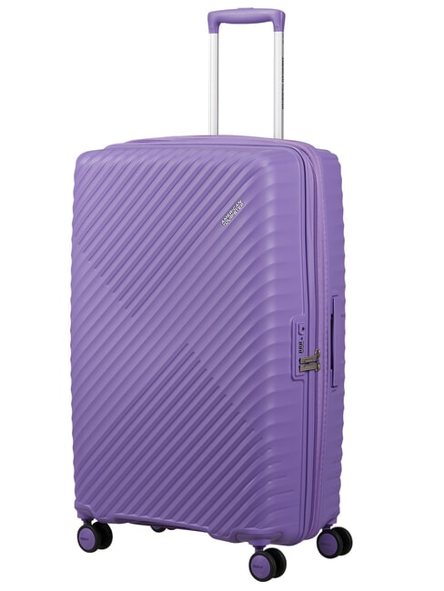 DIABLAST Medium trolley, expandable, TSA lock purple pulse - Rigid Trolley Cases