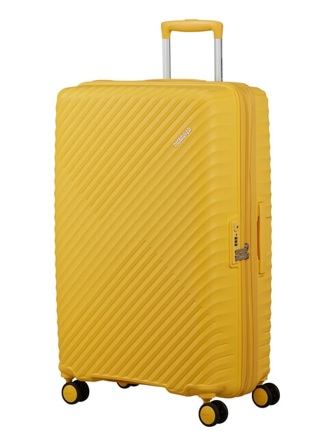 DIABLAST Medium trolley, expandable, TSA lock digital yellow - Rigid Trolley Cases