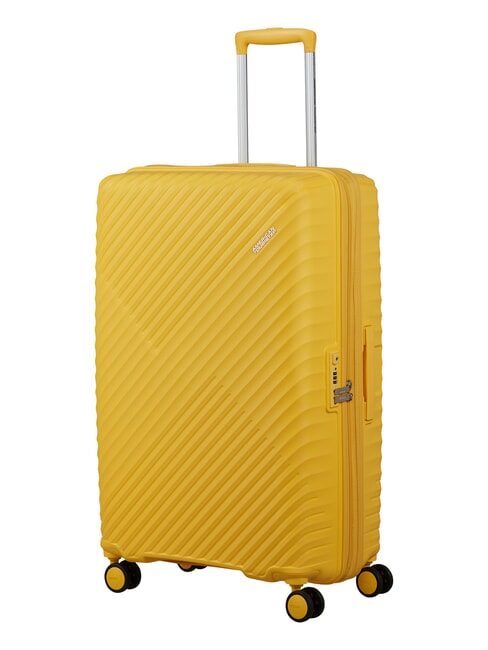 DIABLAST Medium trolley, expandable, TSA lock digital yellow - Rigid Trolley Cases