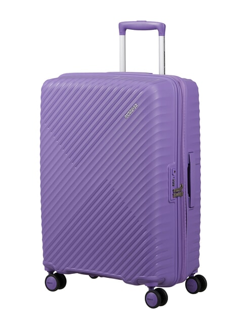 DIABLAST Medium trolley, expandable, TSA lock purple pulse - Rigid Trolley Cases