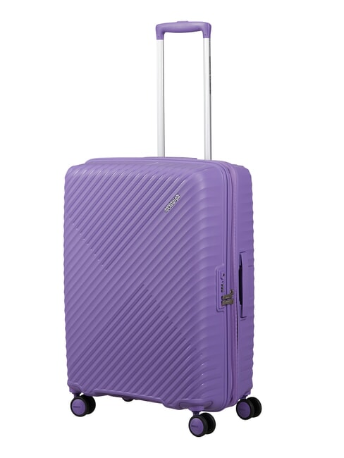 DIABLAST Medium trolley, expandable, TSA lock purple pulse - Rigid Trolley Cases