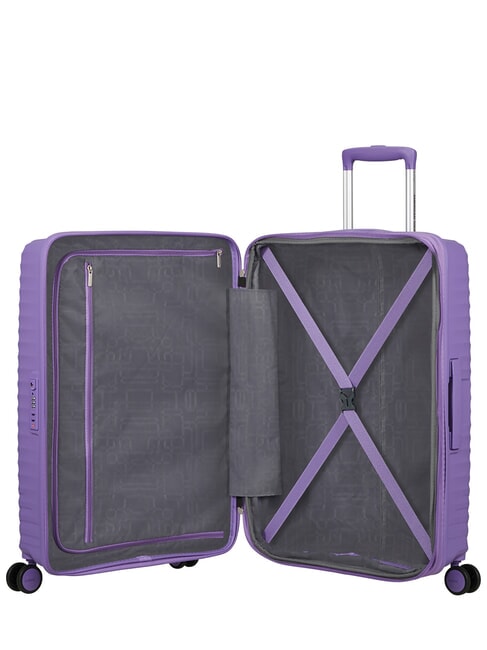 DIABLAST Medium trolley, expandable, TSA lock purple pulse - Rigid Trolley Cases