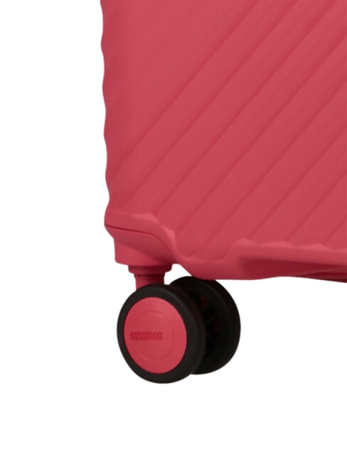 DIABLAST Medium trolley, expandable, TSA lock pink glitch - Rigid Trolley Cases