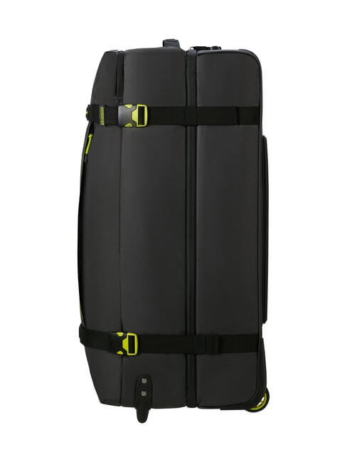 URBAN TRACK Duffel bag, large, with wheels black/lime - Duffle bags