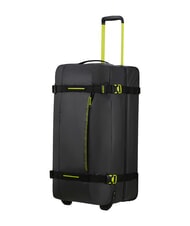 AMERICAN TOURISTER URBAN TRACK Duffel bag, large, with wheels black/lime - Duffle bags - 5