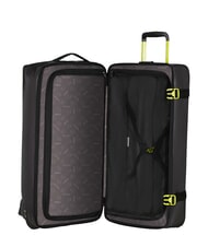 AMERICAN TOURISTER URBAN TRACK Duffel bag, large, with wheels black/lime - Duffle bags - 6