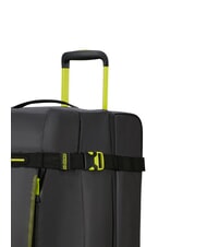 AMERICAN TOURISTER URBAN TRACK Duffel bag, large, with wheels black/lime - Duffle bags - 8