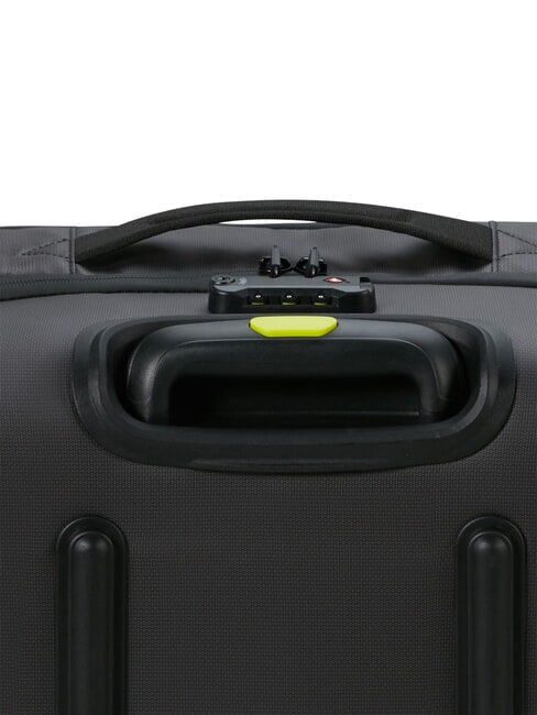 URBAN TRACK Duffel bag, carry-on luggage, with wheels black/lime - Duffle bags