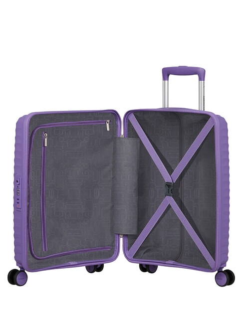DIABLAST Carry-on trolley, TSA lock purple pulse - Hand luggage