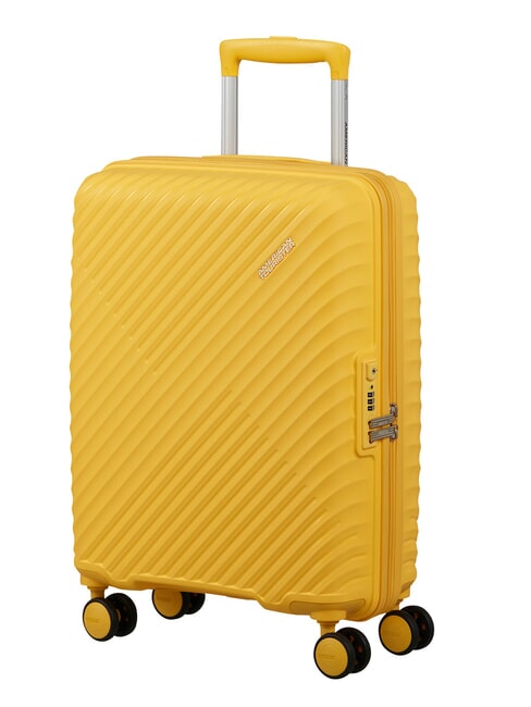 DIABLAST Carry-on trolley, TSA lock digital yellow - Hand luggage