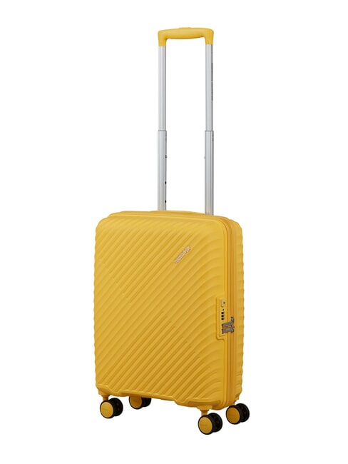 DIABLAST Carry-on trolley, TSA lock digital yellow - Hand luggage