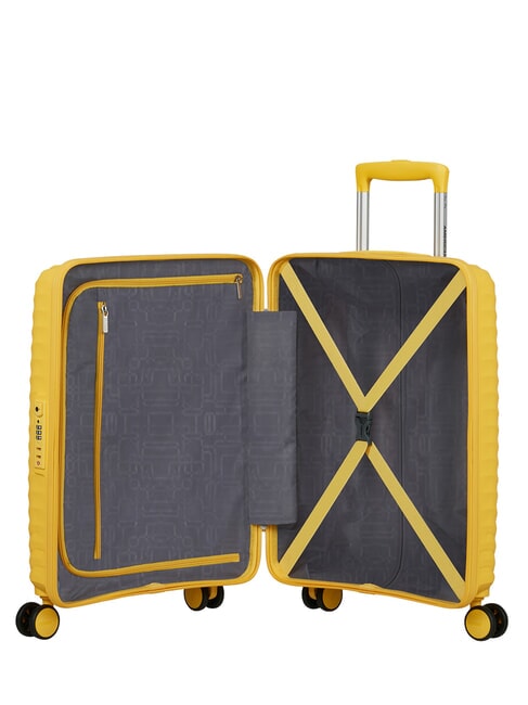 DIABLAST Carry-on trolley, TSA lock digital yellow - Hand luggage
