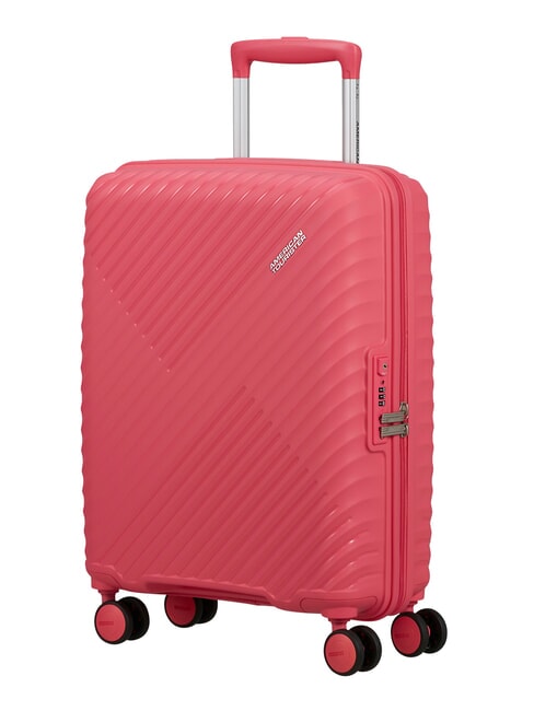 DIABLAST Carry-on trolley, TSA lock pink glitch - Hand luggage