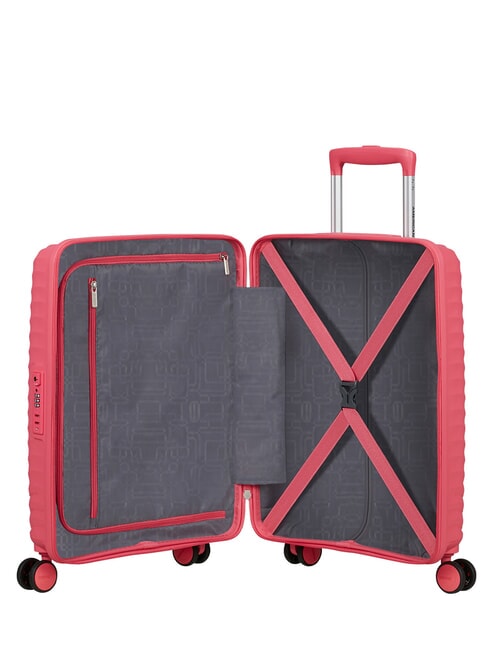 DIABLAST Carry-on trolley, TSA lock pink glitch - Hand luggage