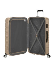 AMERICAN TOURISTER FLASHLINE Large expandable trolley ivorygold - Rigid Trolley Cases - 6
