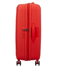 AMERICAN TOURISTER SOUNDBOX SPINNER Medium trolley, expandable neon orange - Rigid Trolley Cases - 4