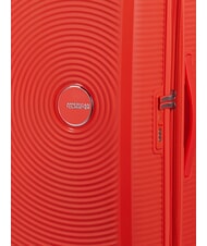 AMERICAN TOURISTER SOUNDBOX SPINNER Medium trolley, expandable neon orange - Rigid Trolley Cases - 7