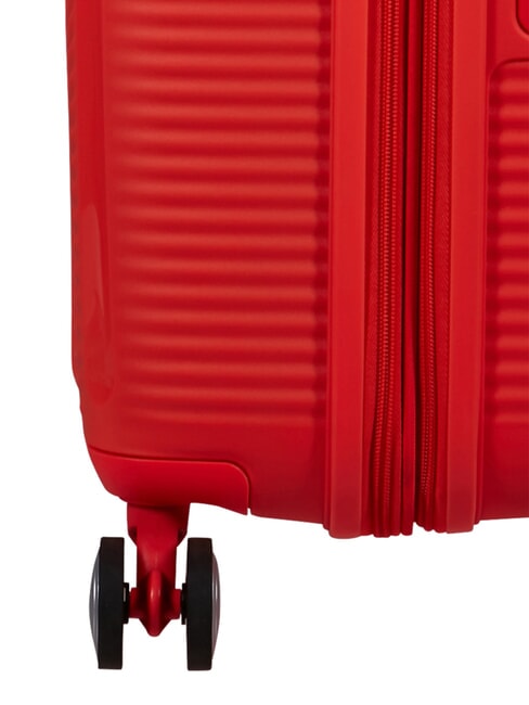 SOUNDBOX SPINNER Medium trolley, expandable neon orange - Rigid Trolley Cases