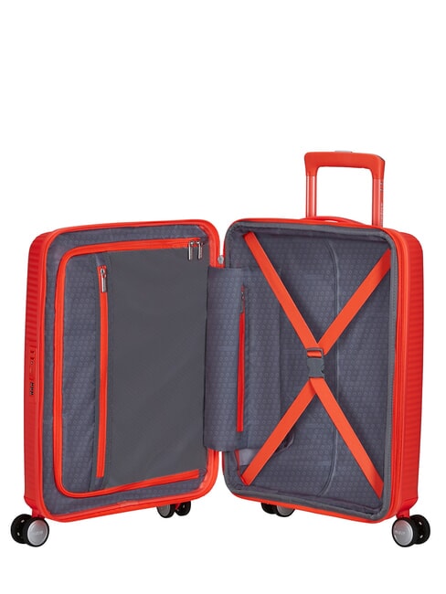 Trolley SOINDBOX line, hand baggage, expandable neon orange - Hand luggage