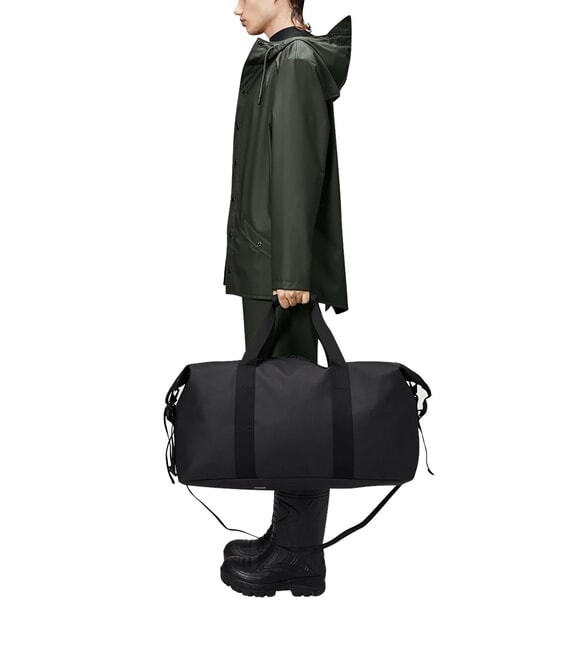 HILO WEEKEND Duffel bag with shoulder strap black - Duffle bags