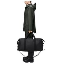 RAINS HILO WEEKEND Duffel bag with shoulder strap black - Duffle bags - 4