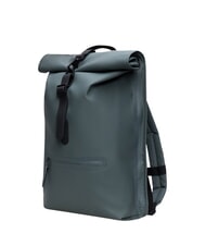 RAINS ROLLTOP RUCKSACK Large waterproof backpack dark grey - Backpacks & School and Leisure - 3