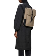 RAINS BACKPACK MINI Waterproof backpack beige - Backpacks & School and Leisure - 4