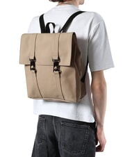 RAINS MSN BAG MINI City waterproof backpack beige - Backpacks & School and Leisure - 4